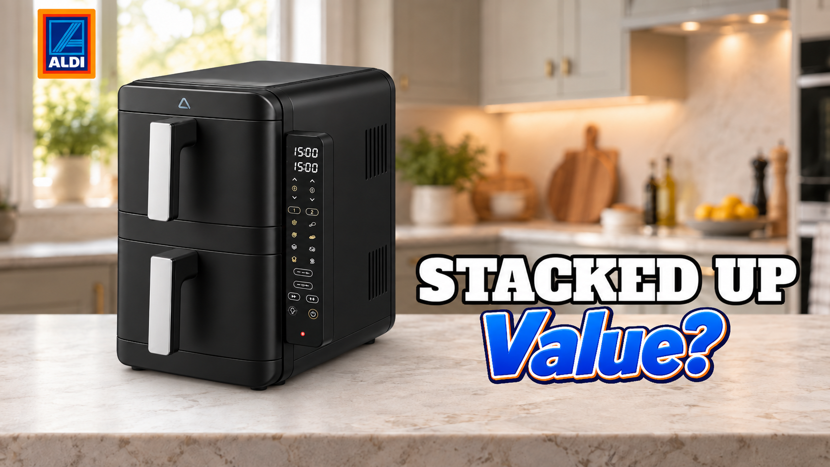 Aldi Ambiano Vertical Air Fryer — Stacked Up Value video thumbnail