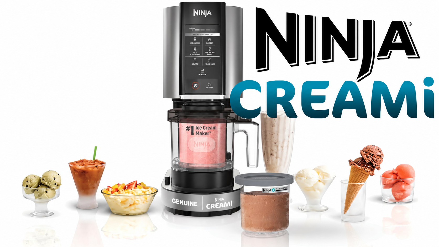 Ninja CREAMi ice cream maker video thumbnail